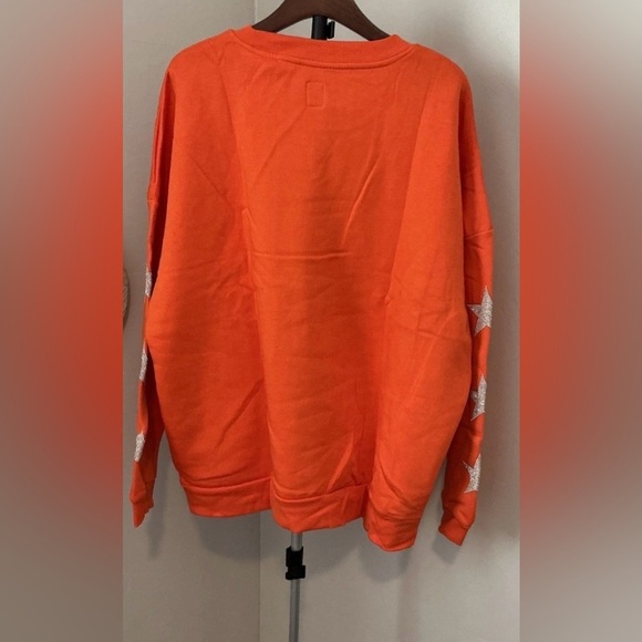 Cleveland Browns NFL Game Couture Oversized Orange Sweatshirt Size Large - Picture 5 of 8